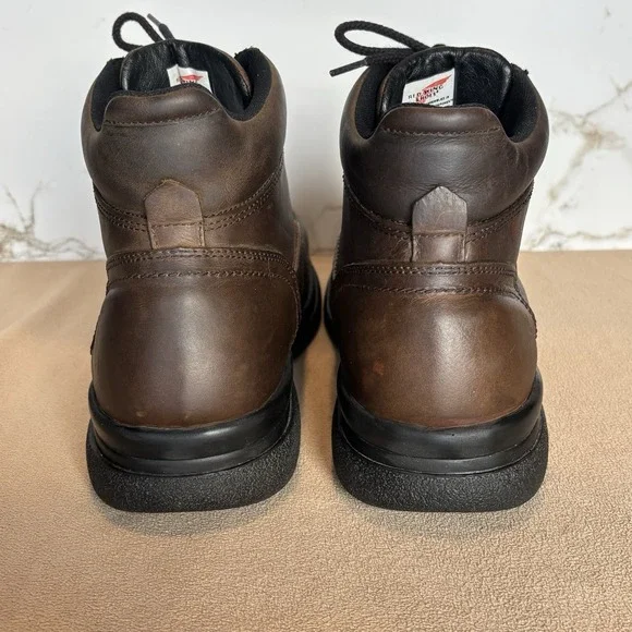 Red Wing Safety Chukka Steel Toe Work Boots 6662 Mens 10.5 E3 Brown Leather READ - Picture 5 of 13